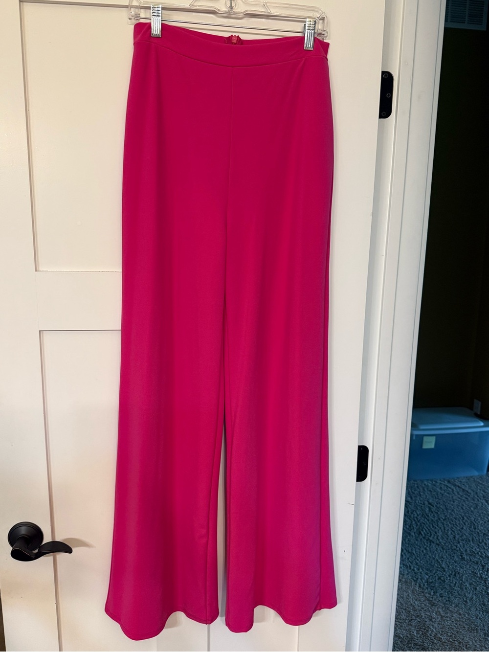 Lulu's Hot Pink Wide-Leg Jumpsuit Set Size Large - Picture 3 of 6